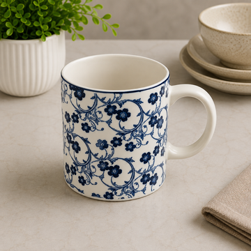 Danny Home Blue Chintz Coffee Mug - 350ML