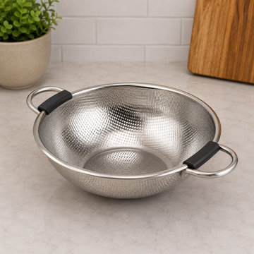 Danny Home  Stainless Steel Kitchen Colander With Dual Handles  - 25.5 cm