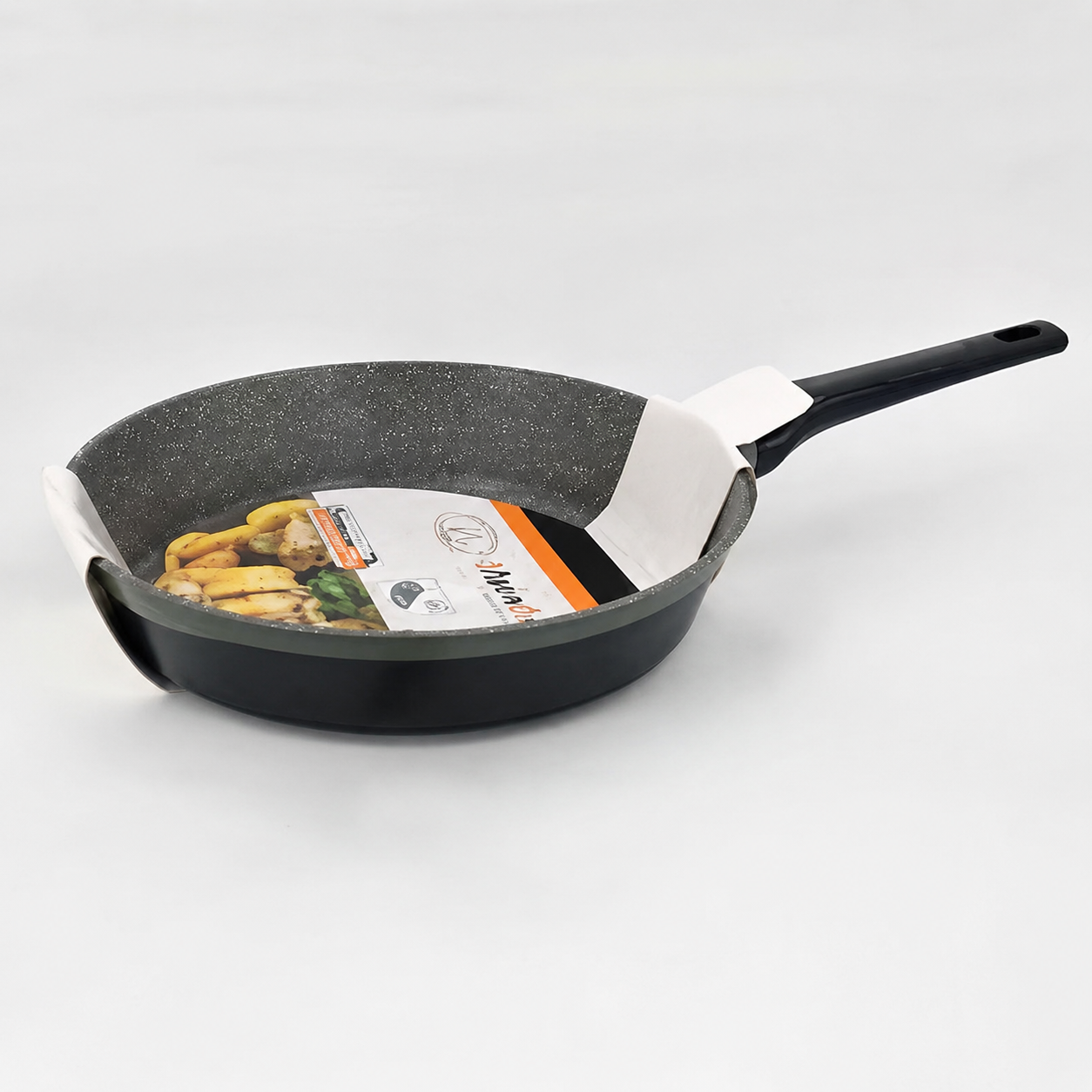 Alpenburg Deep Non-Stick Frying Pan With Ergonomic Handle - 28 cm